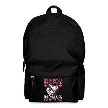 Karate Taekwondo Martial Arts Karate Mma Kick Box - Backpack - black - Front