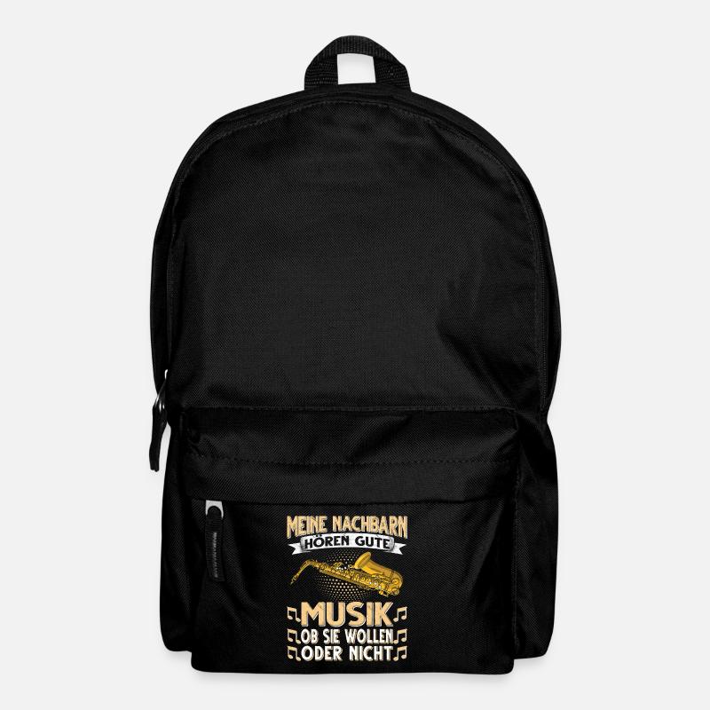 Saxophon. - Rucksack - Schwarz