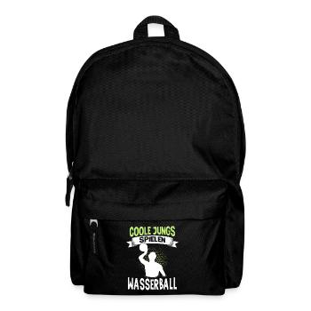 Wasserballer Wassersport Sport Wasserball - Rucksack - Schwarz - Vorne