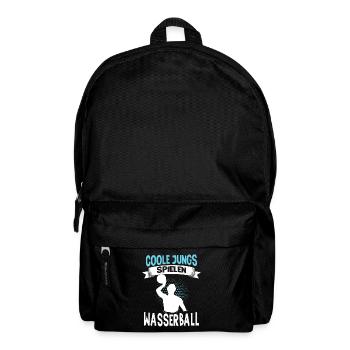 Wasserballer Wassersport Sport Wasserball - Rucksack - Schwarz - Vorne