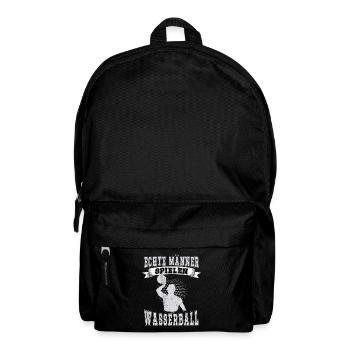Wasserballer Wassersport Sport Wasserball - Rucksack - Schwarz - Vorne