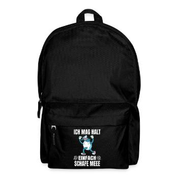 Schafe Bauern Bauernhof Schaf Wolle Landwirt - Rucksack - Schwarz - Vorne