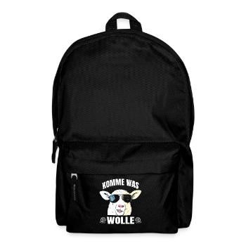 Schafe Bauern Bauernhof Schaf Wolle Landwirt - Rucksack - Schwarz - Vorne