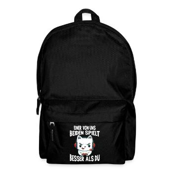 Der Controller Soll Mit Dir Sein. Videospiele - Rucksack - Schwarz - Vorne