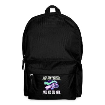 Der Controller Soll Mit Dir Sein. Videospiele - Rucksack - Schwarz - Vorne