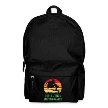Skateboarder Skateboarding Skaten Skater - Rucksack - Schwarz - Vorne