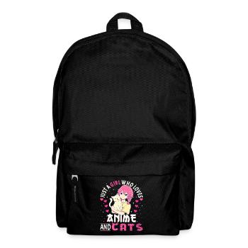 Anime Girl. Merch Anime. Otaku Manga - Sac à dos - noir - Devant
