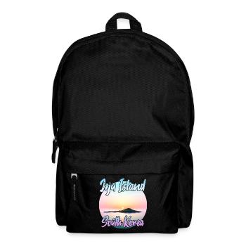 Jeju Island at sunset - Backpack - black - Front