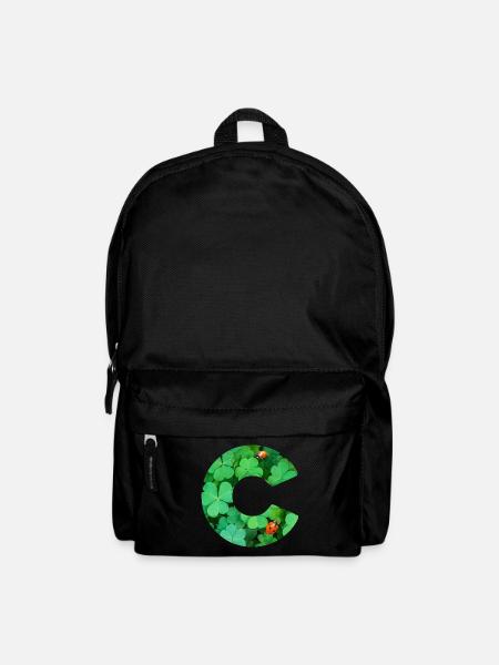 kleeblätter c - Rucksack - Schwarz