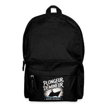 Plongeur Démineur Marine Nationale - Sac à dos - noir - Devant