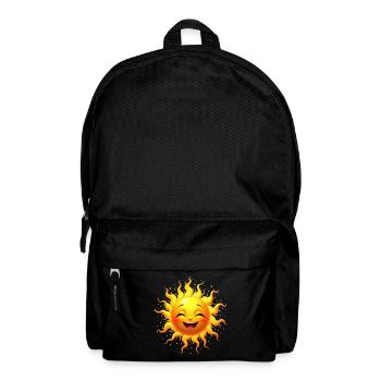 Sonne Sonnenschein Sommer Kostüm Karneval Fasching - Rucksack - Schwarz - Vorne