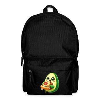 Avocado Pizza Liebhaber italienische Pizza - Rucksack - Schwarz - Vorne