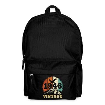 Jahrgang 1946 - Rucksack - Schwarz - Vorne
