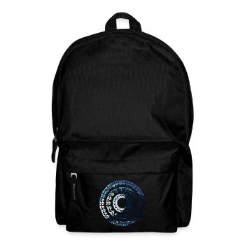 Meer Mandala - Rucksack - Schwarz - Vorne
