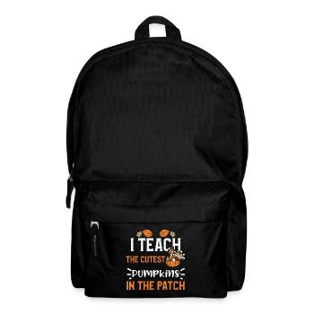 J’enseigne les citrouilles les plus mignonnes en T... - Sac à dos - noir - Devant