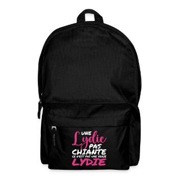 Eine nicht langweilige LYDIE ist keine echte LYDIE - Rucksack - Schwarz - Vorne