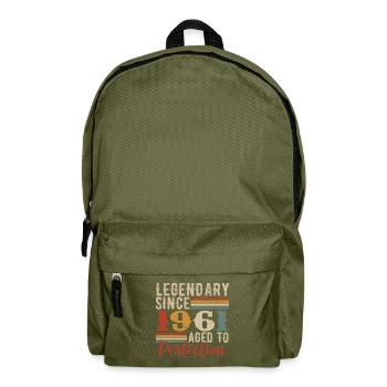 Legendary Since 1961 Birthday Gift 1961 - Backpack - olive green - Front