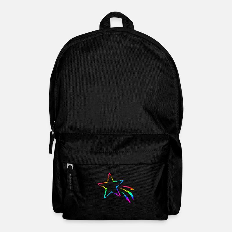 Sternschnuppe - Rucksack - Schwarz