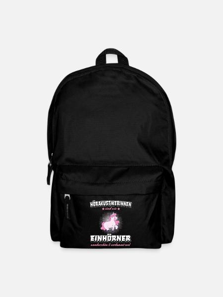 Hörakustikerin Hörakustik Hörakustiker Hörgerät - Rucksack - Schwarz