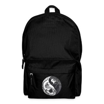 Yin Yang Japon Buddha Zen Méditation Cadeau - Sac à dos - noir - Devant