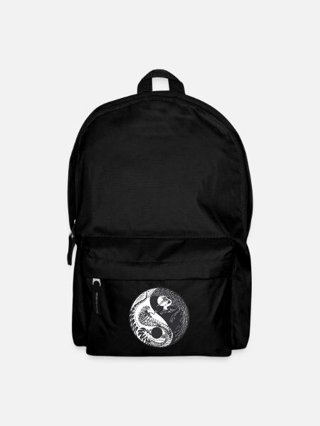 Yin Yang Japan Buddha Zen Meditation Geschenk - Rucksack - Schwarz