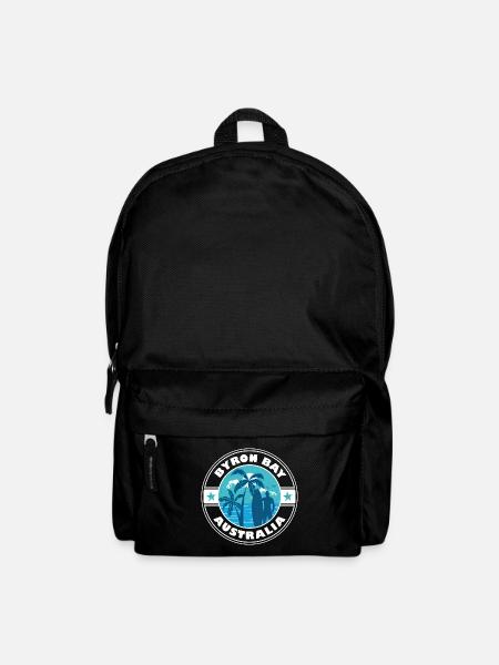 Byron Bay Australia Summer Surf Design - Backpack - black