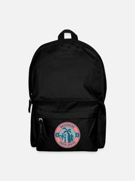 Muizenberg South Africa Summer Surf Design - Backpack - black