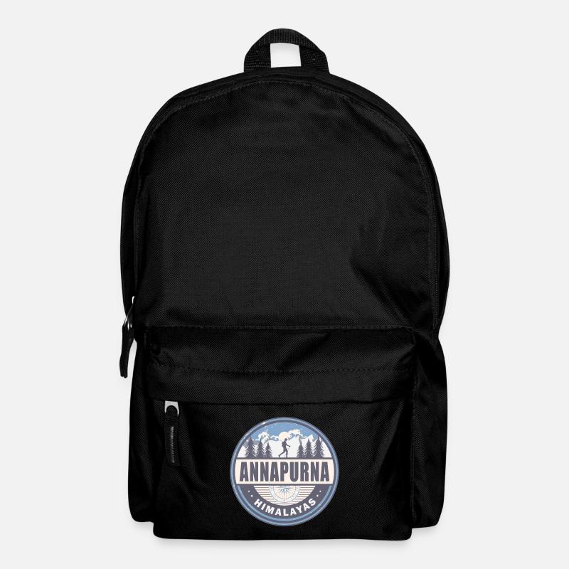 Annapurna Himalaya Nepal Vintage Wanderdesign - Rucksack - Schwarz