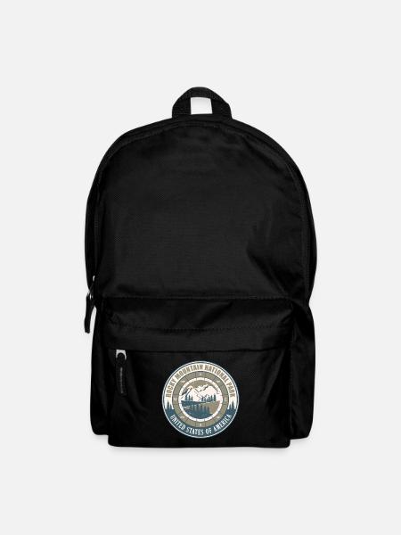 Rocky Mountain Nationalpark US Vintage Wandern - Rucksack - Schwarz