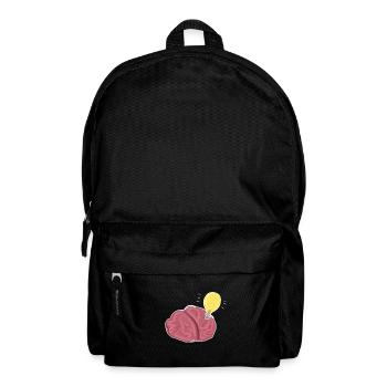 lampe gehirn organ intellignez denken - Rucksack - Schwarz - Vorne