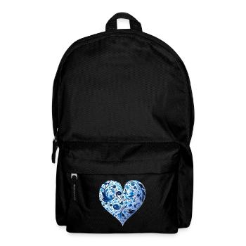 Kunst Herz Liebe Liebesbeweis Gefühle - Rucksack - Schwarz - Vorne