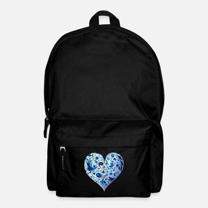 Kunst Herz Liebe Liebesbeweis Gefühle - Rucksack - Schwarz