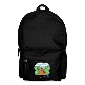 Erdnuss Garten Gärtner Marienkäfer - Rucksack - Schwarz - Vorne