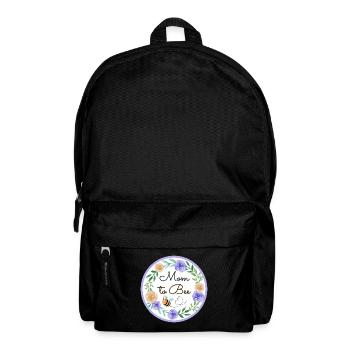 Mom To Bee. Mother's Day Puns. - Backpack - black - Front