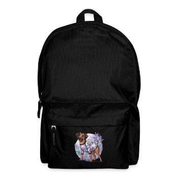 Rhodesian Ridgeback Löwenhund im Cartoon Stil - Rucksack - Schwarz - Vorne