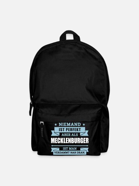 Funshirt Mecklenburger - Rucksack - Schwarz