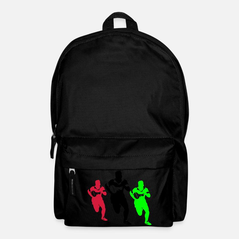 Rugby, Sport - Rucksack - Schwarz