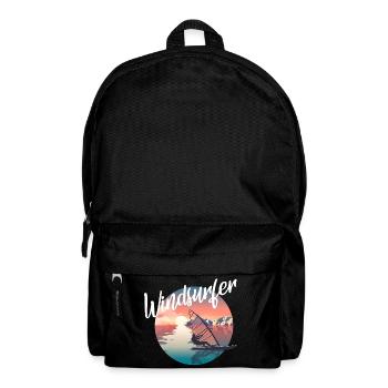 Windsurfer - Rucksack - Schwarz - Vorne