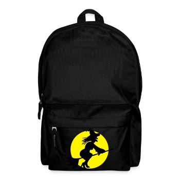 Fliegende Hexe - Rucksack - Schwarz - Vorne