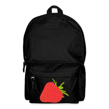 Fraise - Sac à dos - noir - Devant