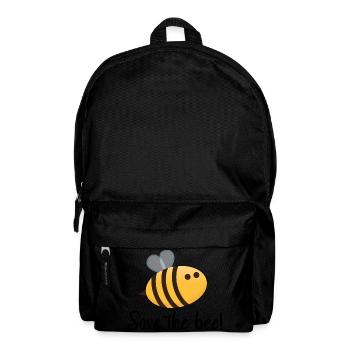Save the bee! - Backpack - black - Front