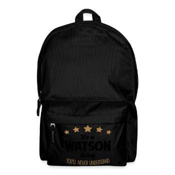 It's a watson name thing stars never unde - Backpack - black - Front