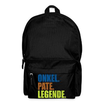 onkel pate legende - Rucksack - Schwarz - Vorne