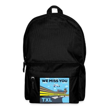 TXL, we miss you, retro - Sac à dos - noir - Devant