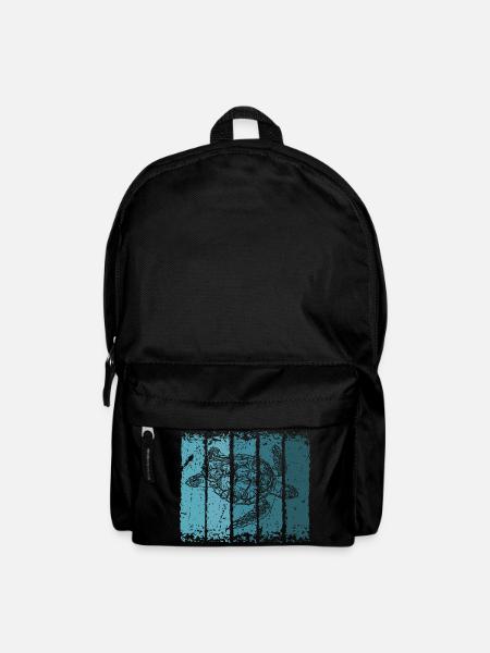 Schildkröte - Rucksack - Schwarz