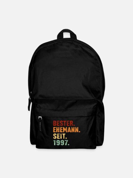 Bester ehemann seit 1997 hochzeitstag - Rucksack - Schwarz