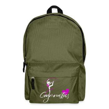 gymnastics floor gymnastics rhythmic sports gymnastics - Backpack - olive green - Front