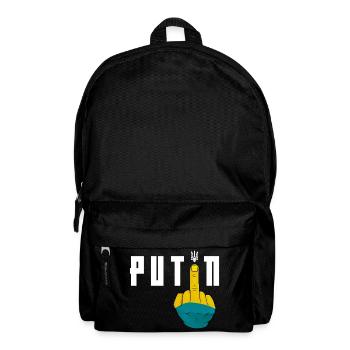 Fuck Poutine | Soutenir l’Ukraine - Sac à dos - noir - Devant