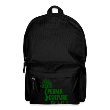 Permaculture Is Life - Rucksack - Schwarz - Vorne