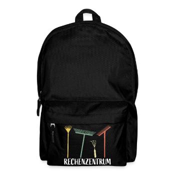 Rechenzentrum - Garten - Gärtnern - Rucksack - Schwarz - Vorne